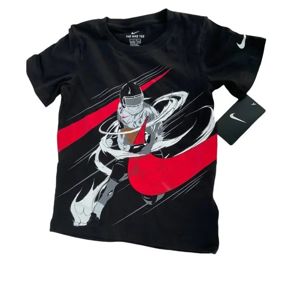 Nike Tee and Shorts Bundle  Black‎ Boys 7 NWT - Picture 2 of 8